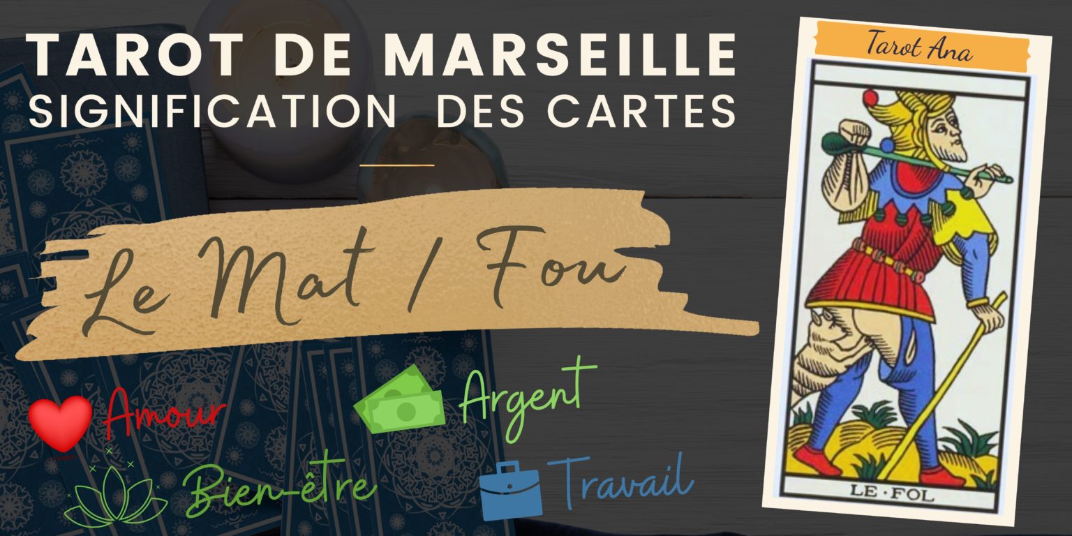 Le Mat (Fou) Tarot de Marseille Tarot Ana Le Mat (Fou) Tarot de Marseille Tarot Ana