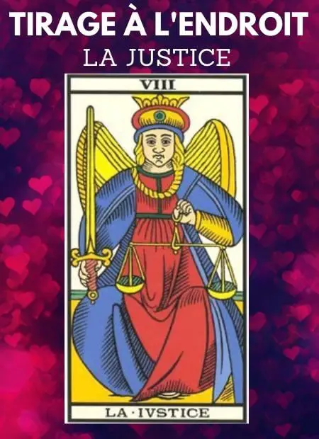 tarot gratuit carte la justice tarot de marseille endroit