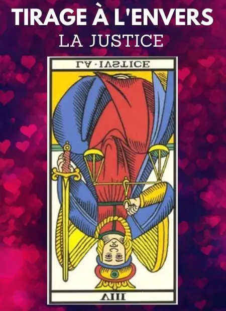 tarot gratuit carte la justice tarot de marseille envers