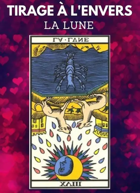 tarot gratuit carte la lune tarot de marseille envers