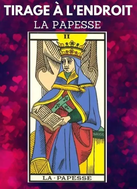 tarot gratuit carte la papesse tarot de marseille endroit