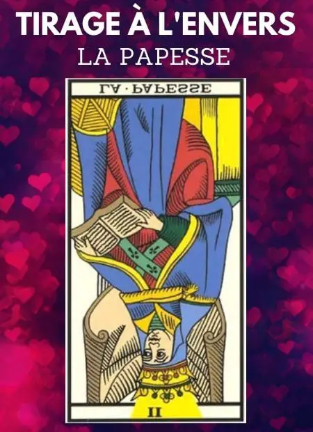 tarot gratuit carte la papesse tarot de marseille envers