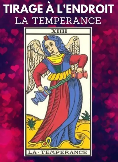 tarot gratuit carte la temperance tarot de marseille endroit