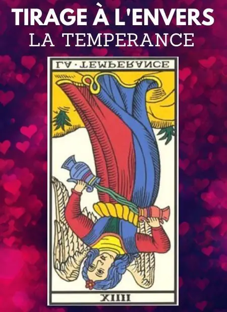 tarot gratuit carte la temperance tarot de marseille envers