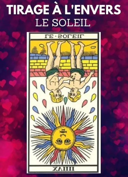 tarot gratuit carte le soleil tarot de marseille envers