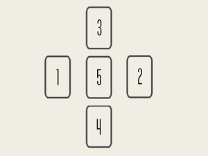 Tirage croix position 2 1