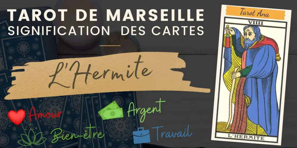 tarot gratuit carte l hermite tarot de marseille rectangle