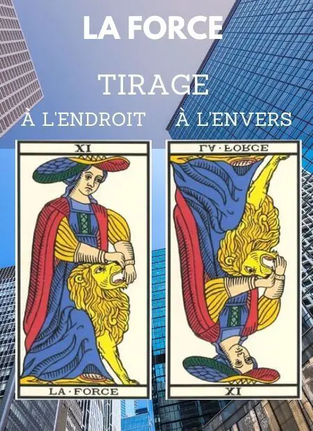 tarot gratuit carte la force tarot de marseille Travail