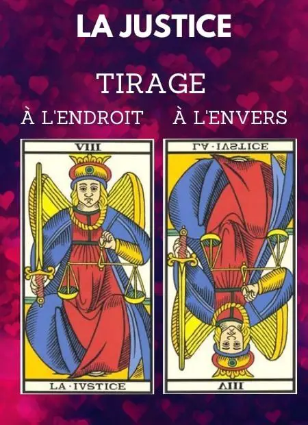 tarot gratuit carte la justice tarot de marseille Amour