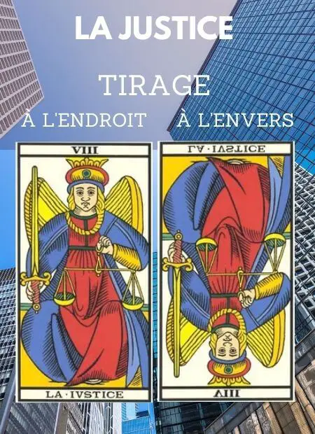 tarot gratuit carte la justice tarot de marseille Travail