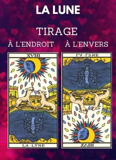 tarot gratuit carte la lune tarot de marseille Amour
