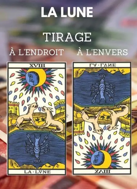 tarot gratuit carte la lune tarot de marseille Argent