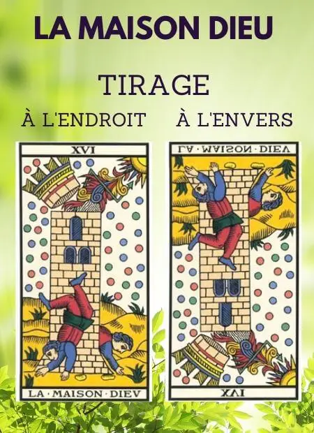 tarot gratuit carte la maison dieu tarot de marseille Sante