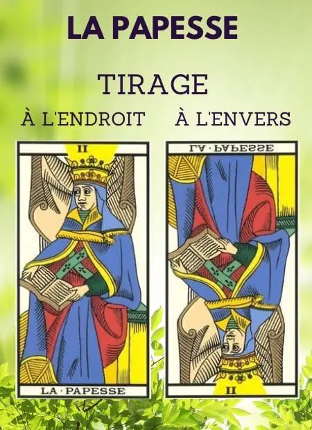 tarot gratuit carte la papesse tarot de marseille Sante