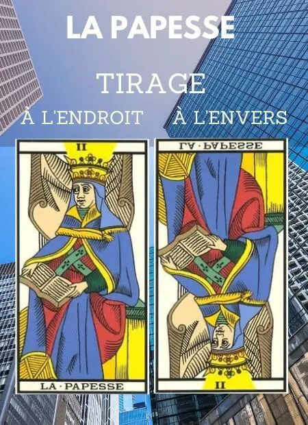 tarot gratuit carte la papesse tarot de marseille Travail