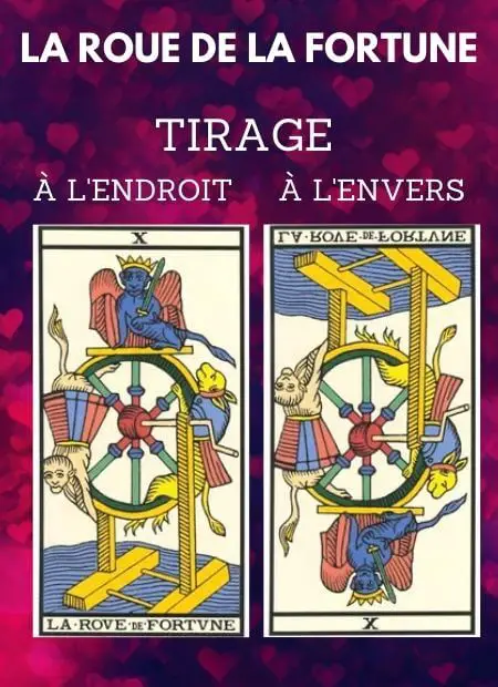 tarot gratuit carte la roue de la fortune tarot de marseille Amour