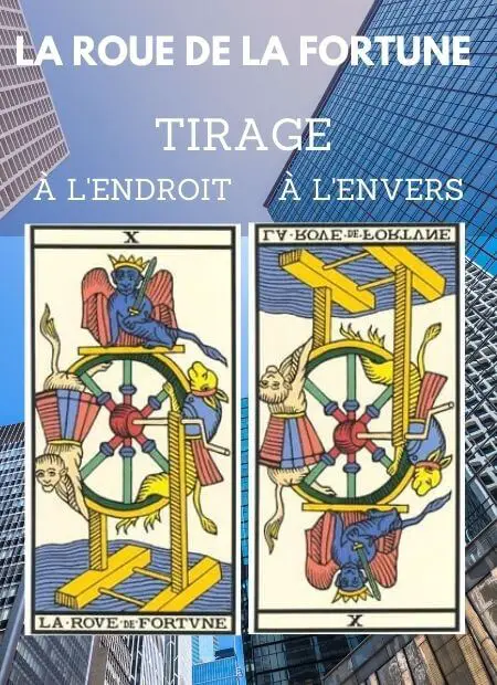 tarot gratuit carte la roue de la fortune tarot de marseille Travail