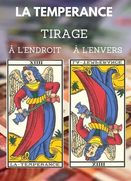 tarot gratuit carte la temperance tarot de marseille Argent