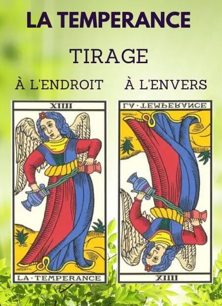 tarot gratuit carte la temperance tarot de marseille Sante