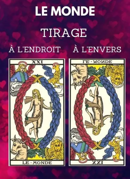 tarot gratuit carte le monde tarot de marseille Amour