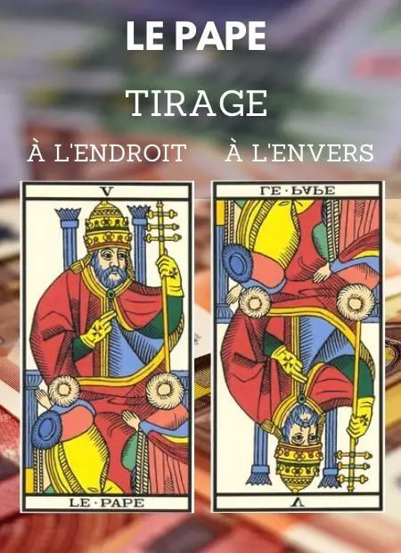 tarot gratuit carte le pape tarot de marseille Argent