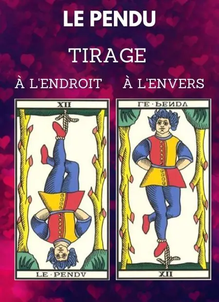 tarot gratuit carte le pendu tarot de marseille Amour