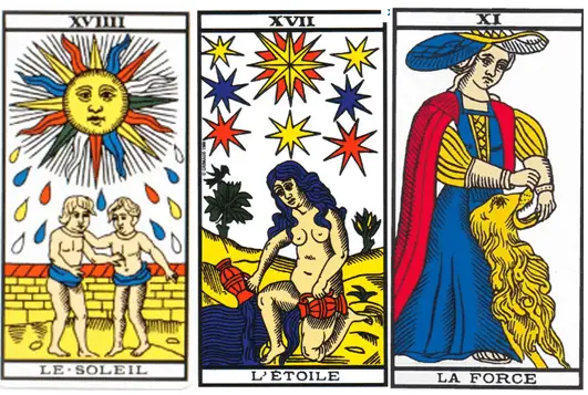 lames de l'amour tarot de marseille