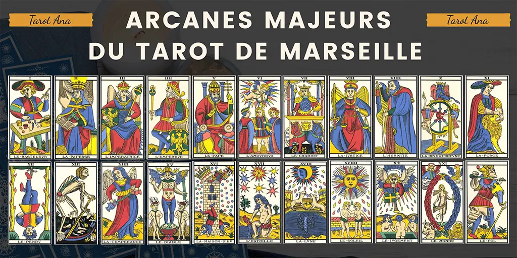 22 arcanes tarot marseille 1