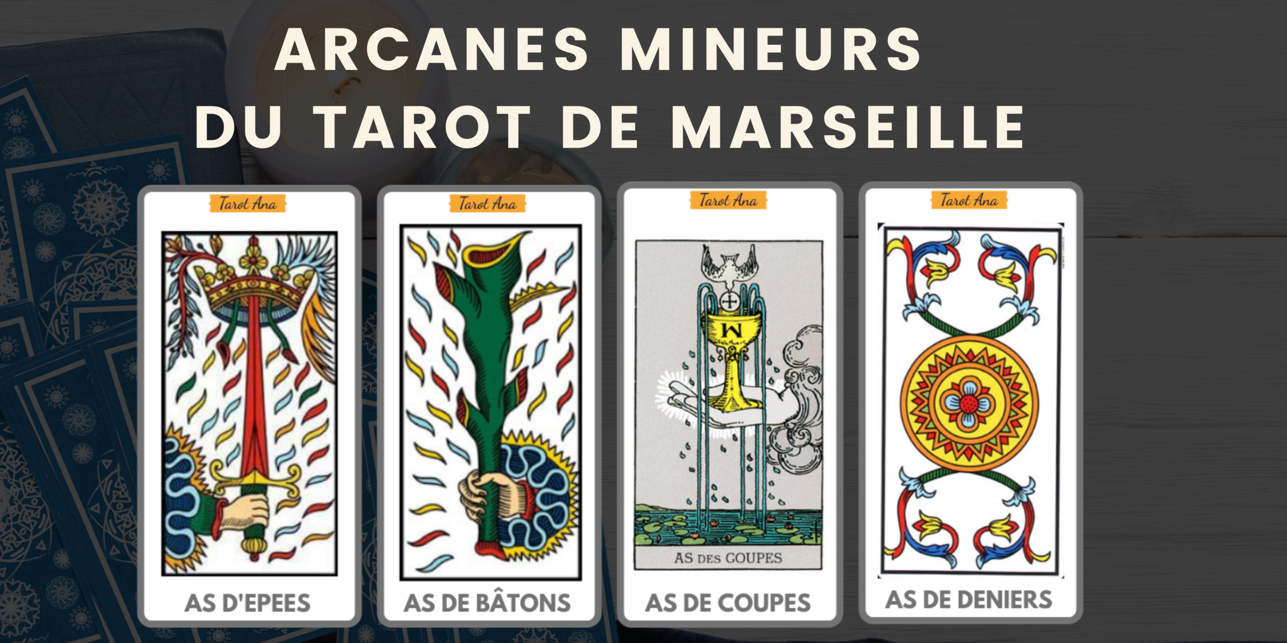 6 De Baton Tarot De Marseille Arcanes Mineurs dans le Tarot de Marseille - Tarot Ana