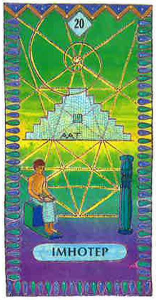 lame 20 du tarot egyptien imhotep3