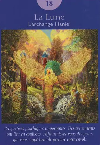 18 la lune tarot des anges