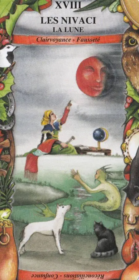 18 les nivaci la lune Tarot Tzigane