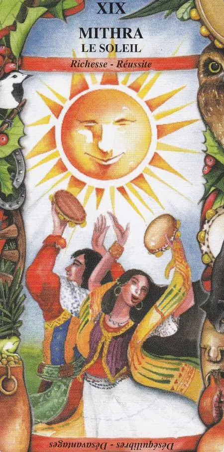 19 Mithra le soleil Tarot Tzigane