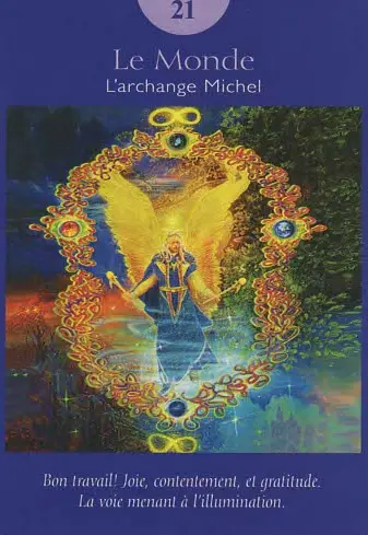 21 le monde tarot des anges