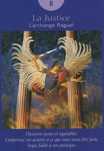 8 la justice tarot des anges