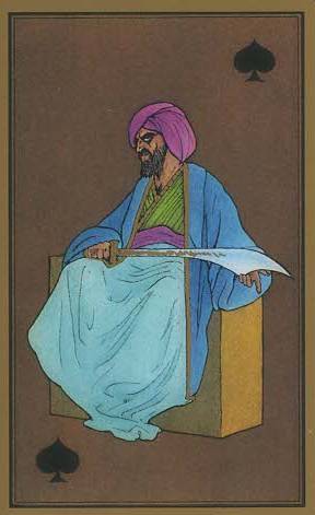 Le roi cimetiere tarot persan