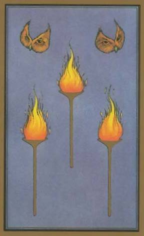 Les flambeaux tarot persan