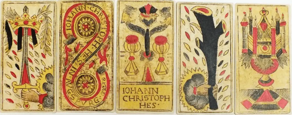 tarot de Marseille en 1750