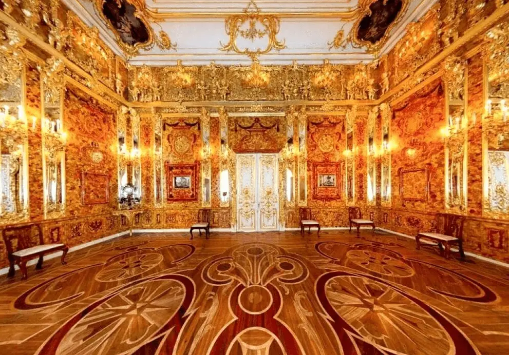 la Chambre d'ambre du palais Catherine