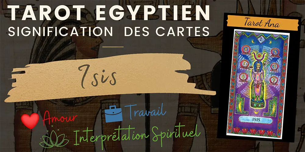 lame 2 du tarot egyptien isis3