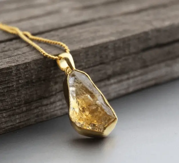 pendentif citrine bienfaits