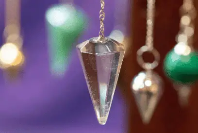 pendule cristal de roche