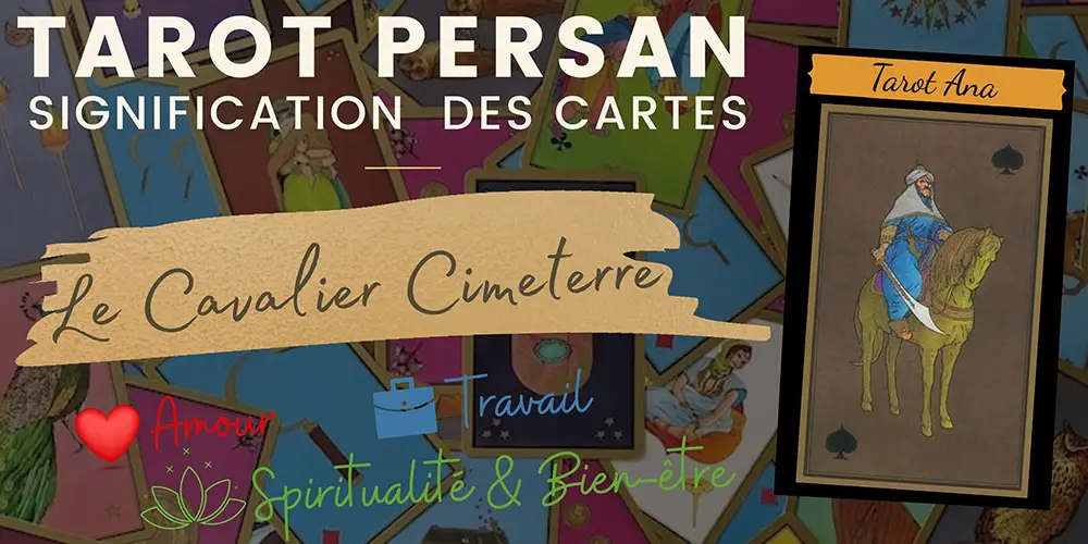 Le cavalier cimetiere tarot persan