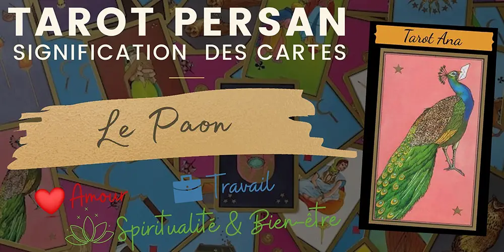 Le paon tarot persan