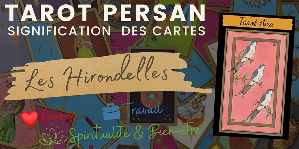 Les hirondelles tarot persan