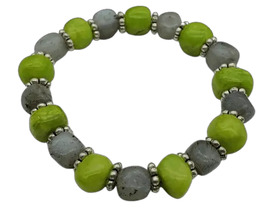 bracelet jade labradorite