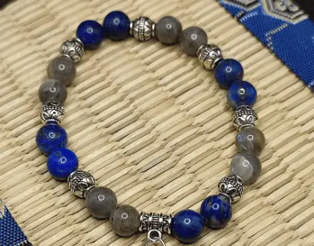 bracelet lapis lazuli labradorite