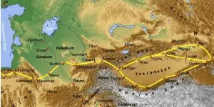 différentes route de la soie