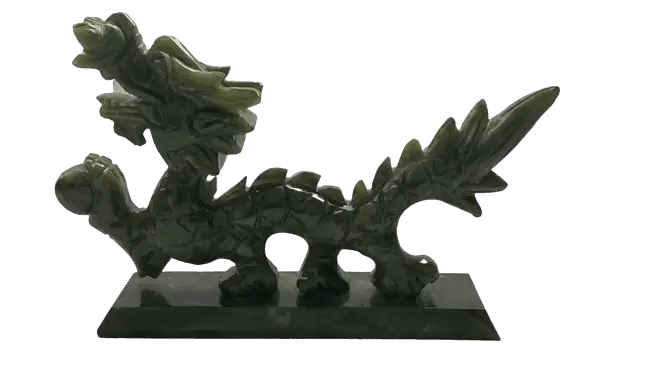 feng shui dragon jade