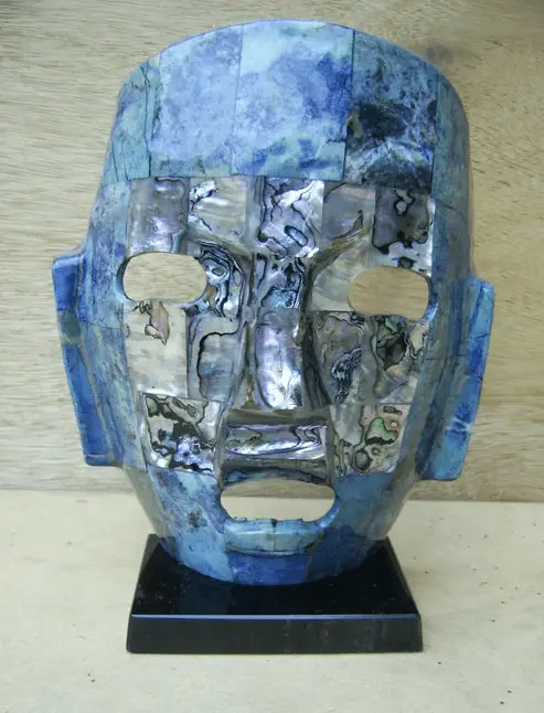 masques peuples d'Amériques du sud lapis lazuli